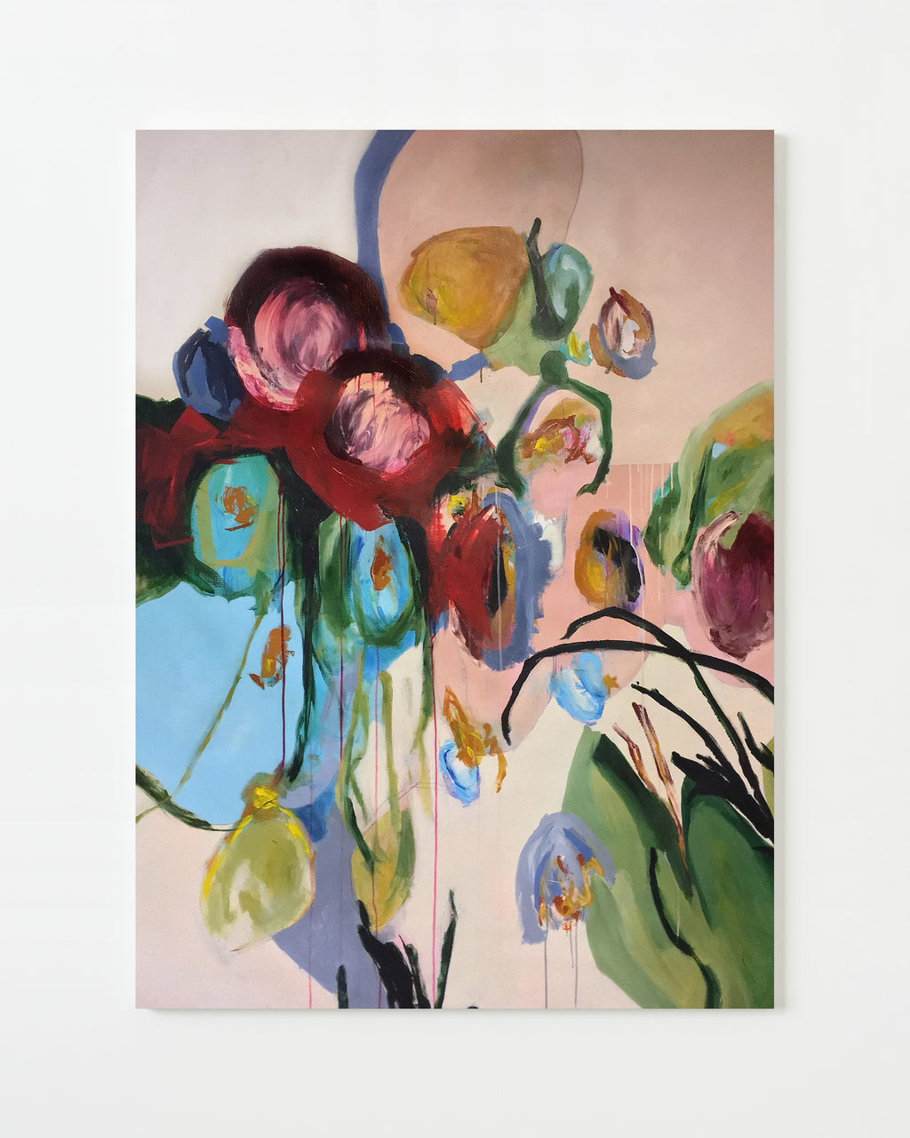 Painting by Elisa Gomez titled "Wonderland X" - 1.