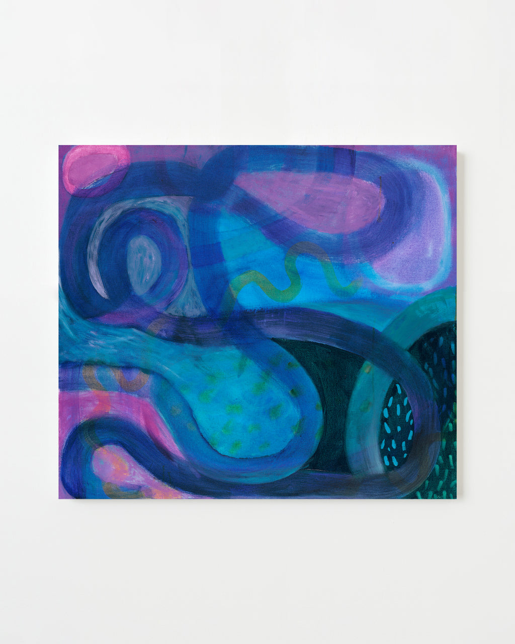 Painting by Aliza Cohen titled "Lower Piney, Dusk" - 1.