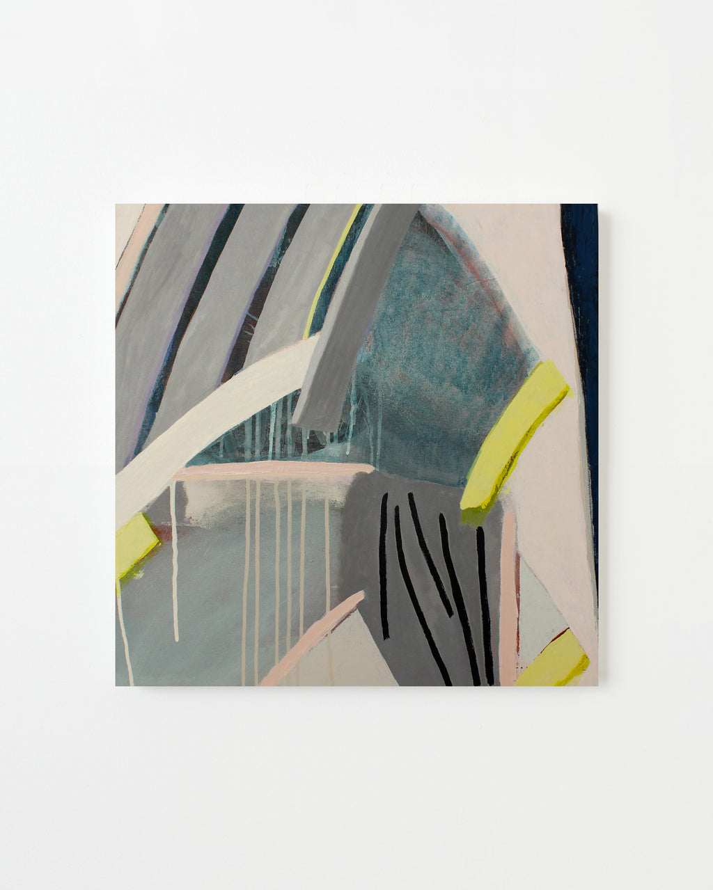 Painting by Aliza Cohen titled "Stuff Was Falling" - 1.