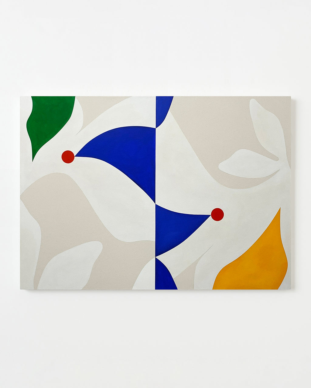 Painting by Senem Oezdogan titled "And They Fall Like Snow" - 1.