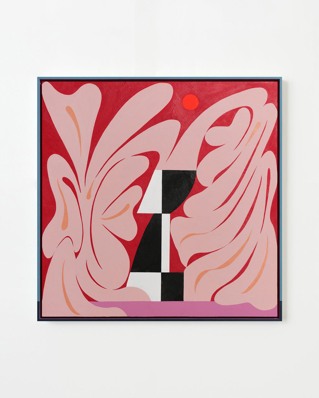 Painting by Evi O. titled "XOXO Xanadu" - 1.