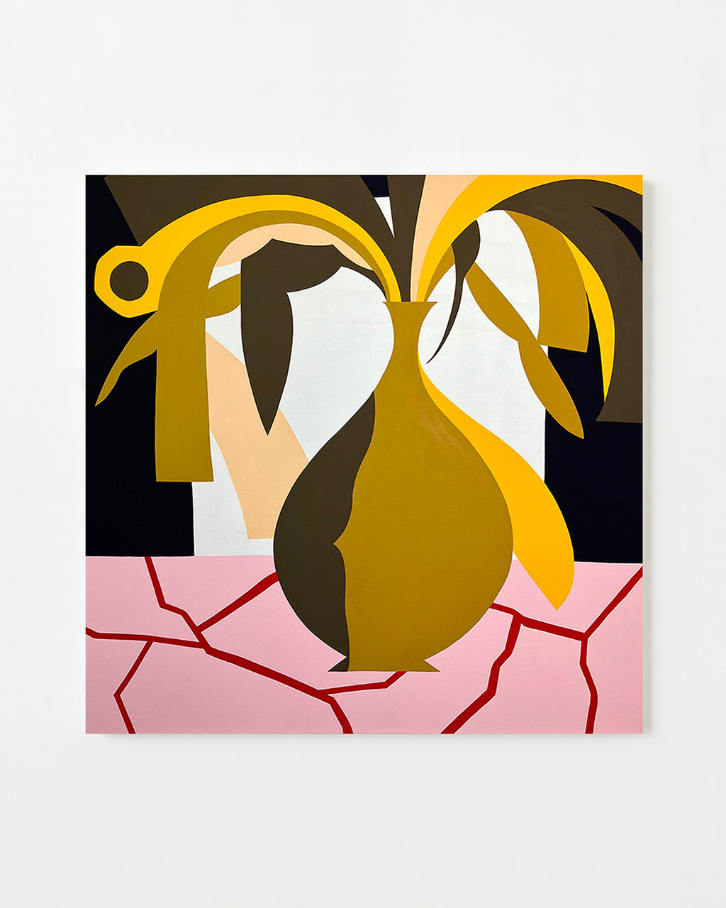 Painting by Eddie Perrote titled "Plant #2" - 1.