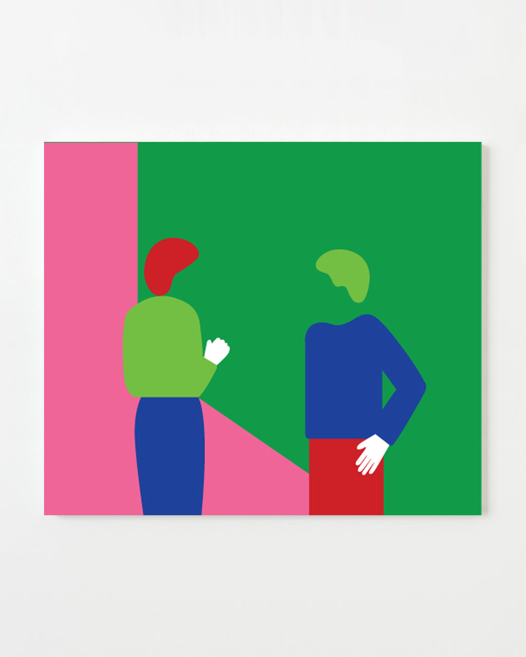 Painting by Dana Bell titled "Harvard Makes Mistakes Too" - 1.