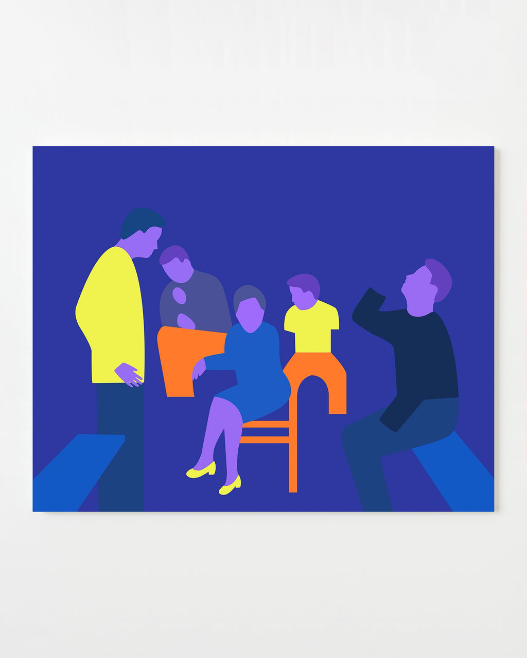 Painting by Dana Bell titled "Spread You Out" - 1.