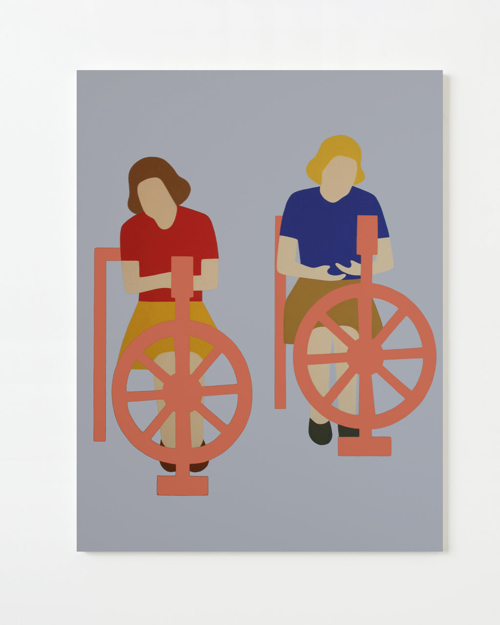 Painting by Dana Bell titled "Spinners" - 1.