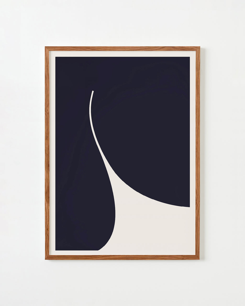 Print by Caroline Walls titled "BODY LANGUAGE II (Midnight Blue)" - 1.
