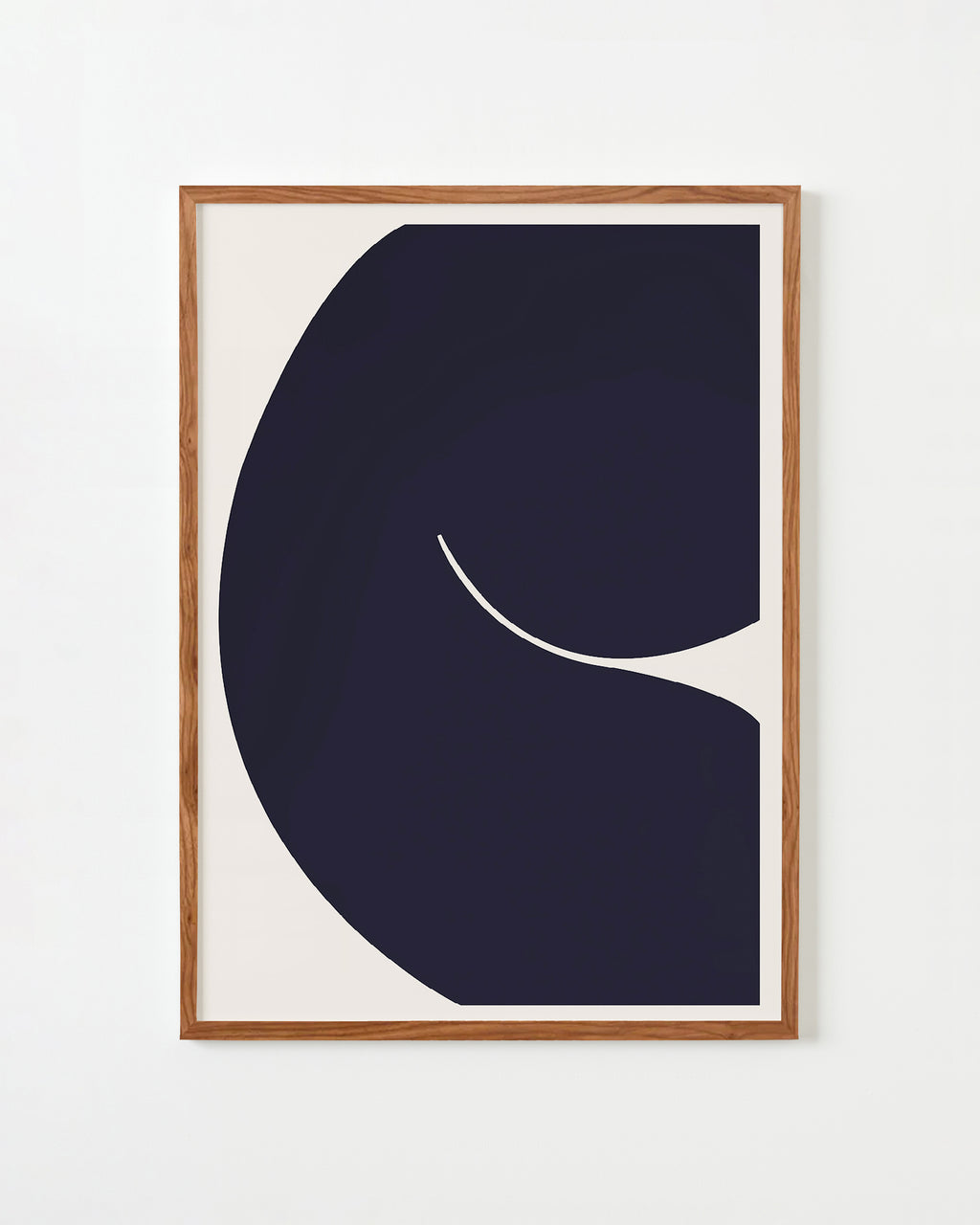 Print by Caroline Walls titled "BODY LANGUAGE III (Midnight Blue)" - 1.