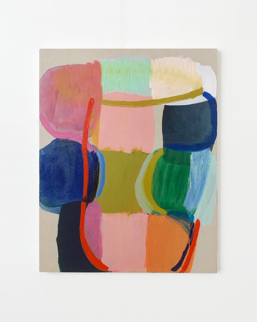Painting by Vicki Sher titled "Go Figure" - 1.
