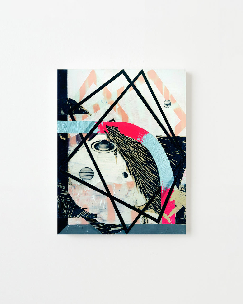 Painting by Tyler Scheidt titled "Spaced" - 1.