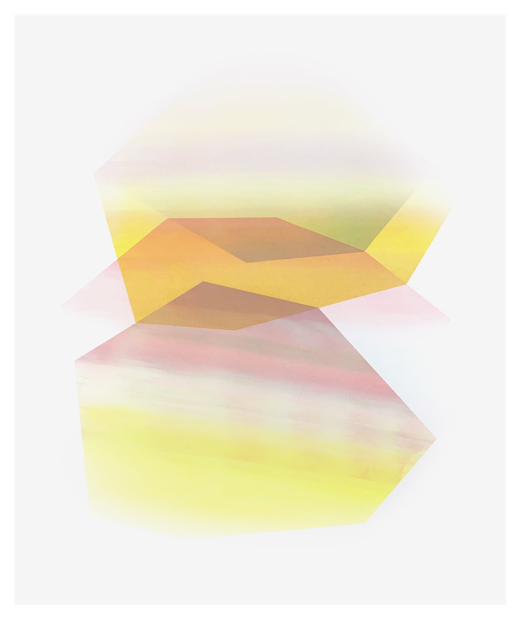 Print by Keiko Kamata titled "Planes 4" - 2.