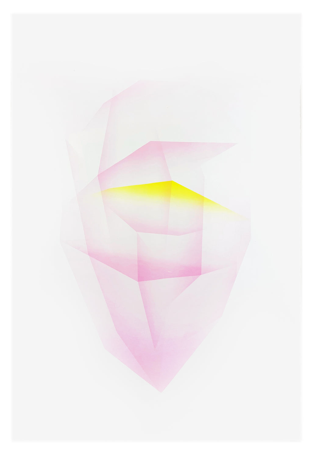 Print by Keiko Kamata titled "Vertices 2" - 2.