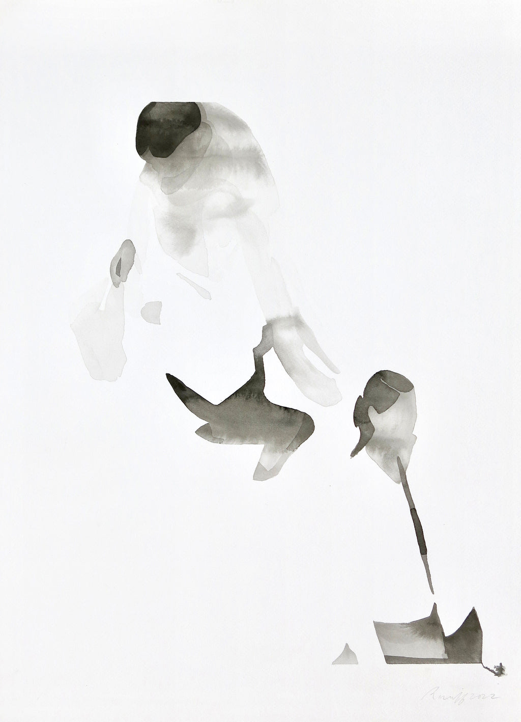 Painting by Gabrielle Raaff titled "Cellular III" - 2.