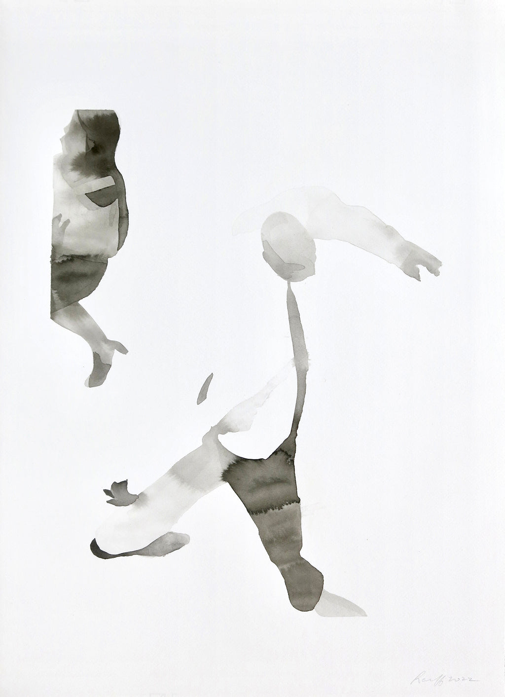 Painting by Gabrielle Raaff titled "Cellular IV" - 2.