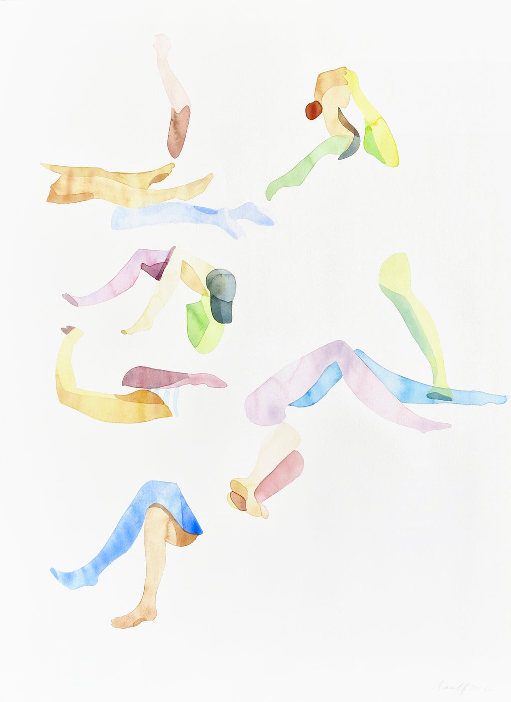 Painting by Gabrielle Raaff titled "Sun Spots III" - 2.