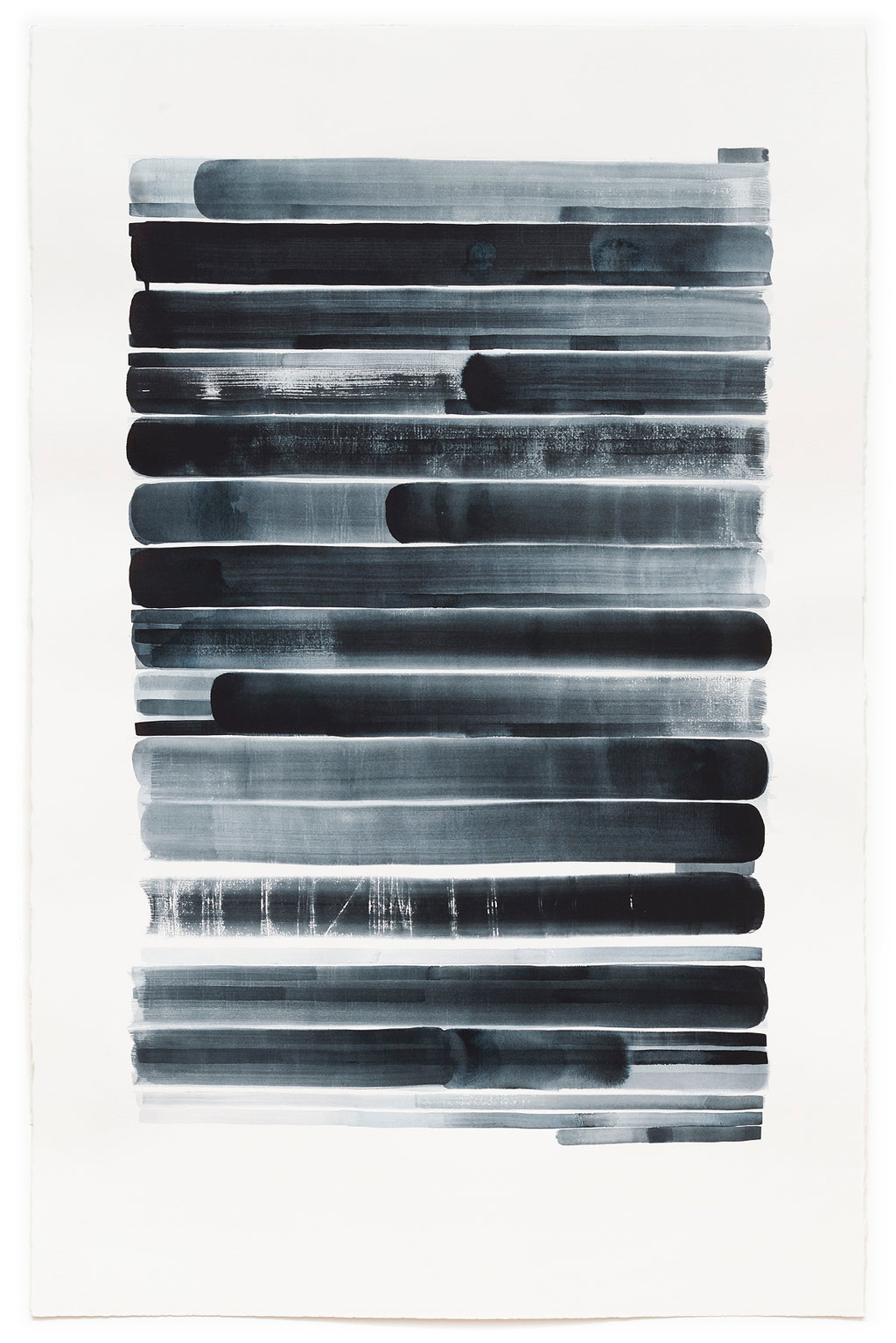 Painting by Gail Tarantino titled "Redaction Revisited-Version VII" - 2.