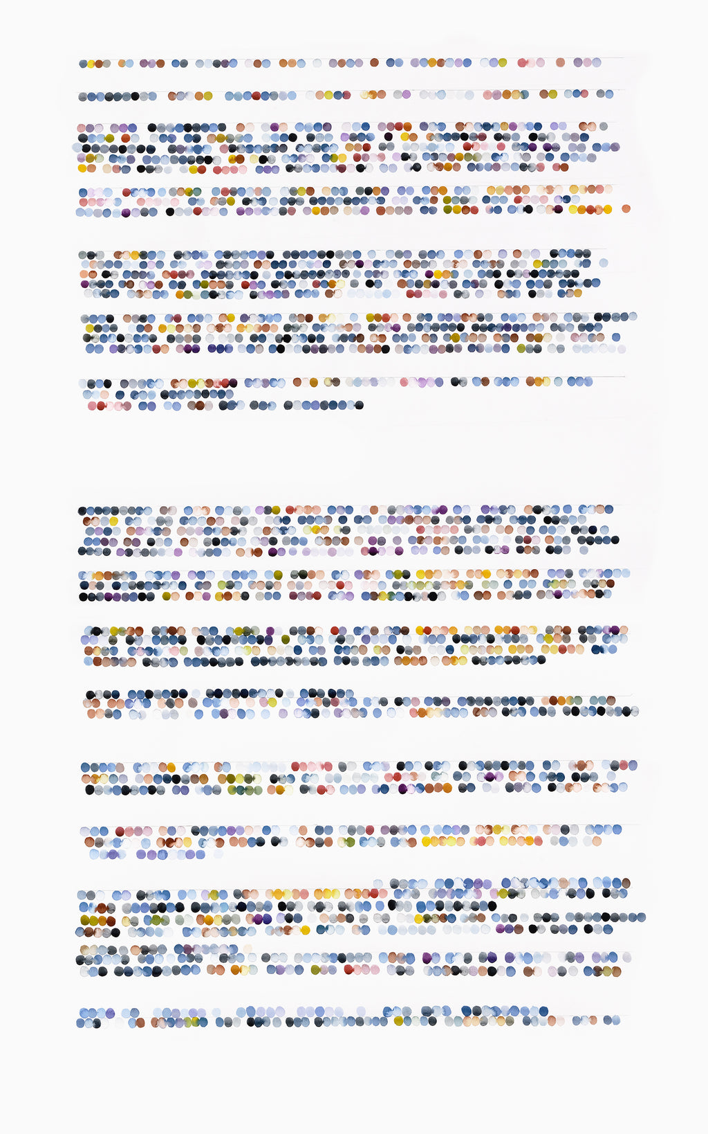 Painting by Gail Tarantino titled "From My Fathers Music Notes - Bye Bye Blackbird Version 2" - 2.