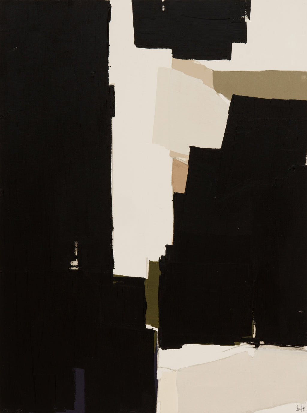 Painting by Holly Addi titled "Neva Study I" - 2.