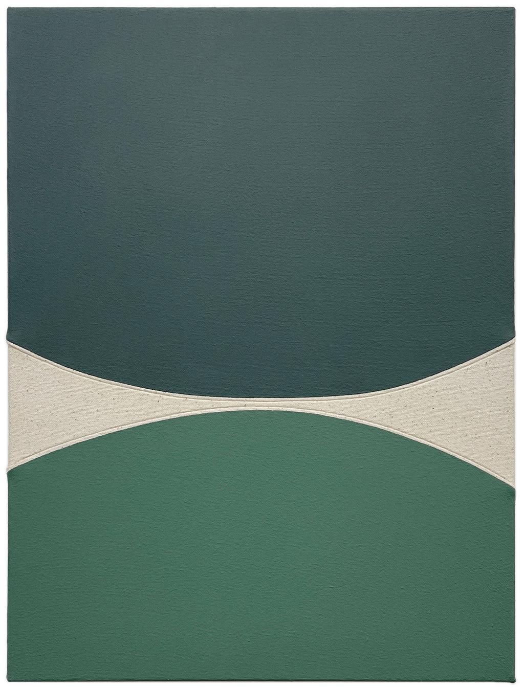 Painting by Hyun Jung Ahn titled "Rendezvous Antique Green" - 2.