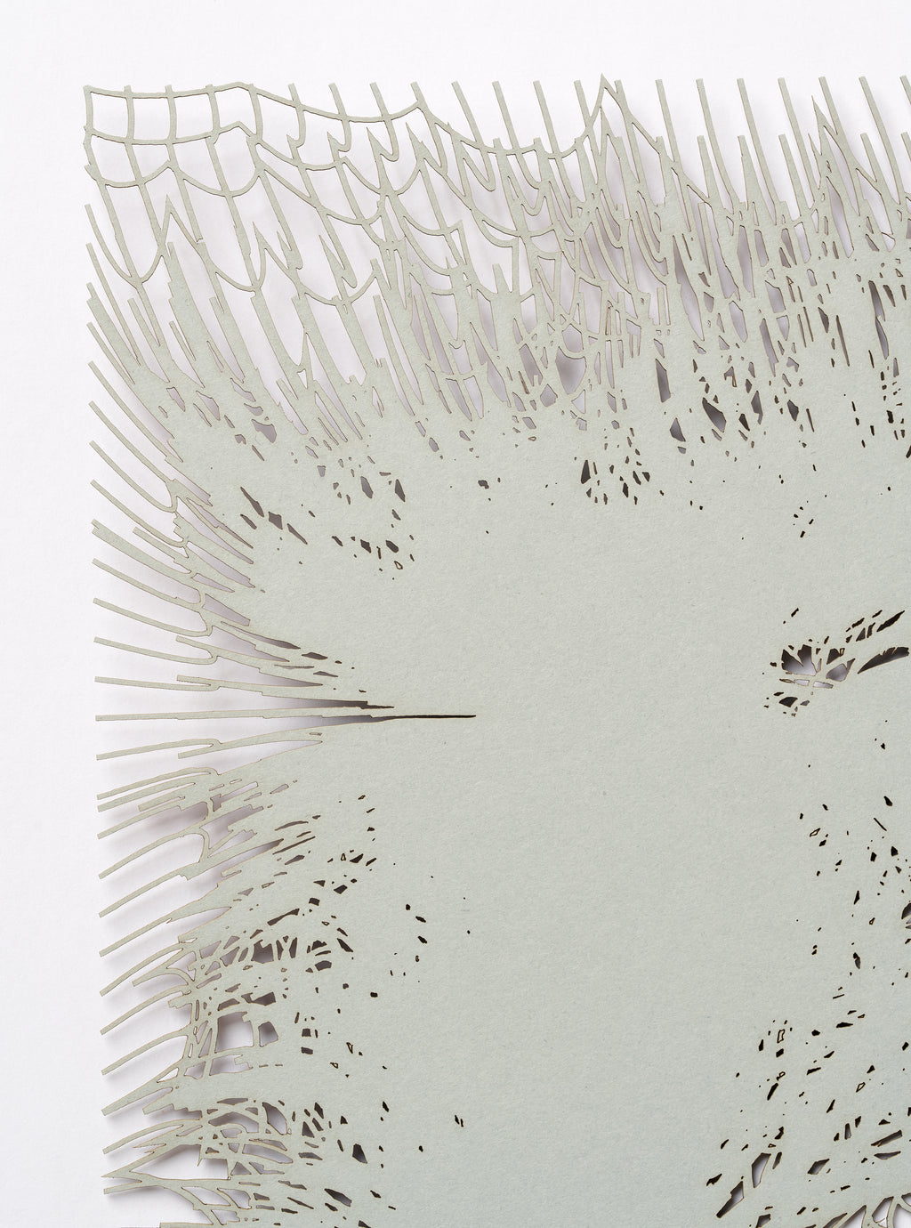 Print by Inka Bell titled "NET 3 (gray)" - 4.