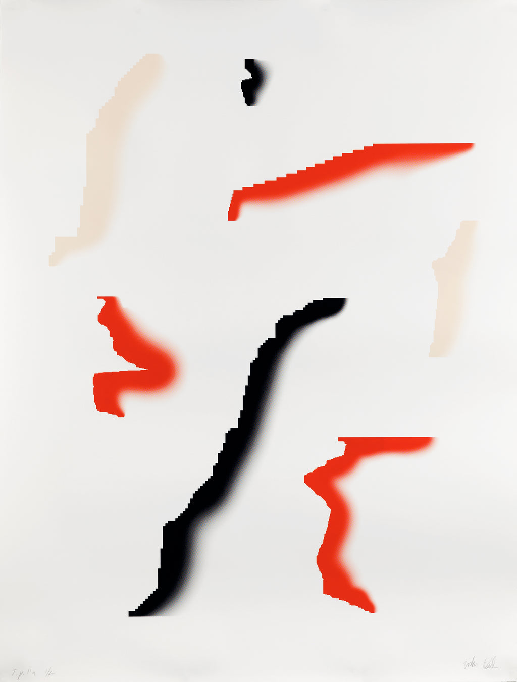 Print by Inka Bell titled "Variable VIII" - 2.