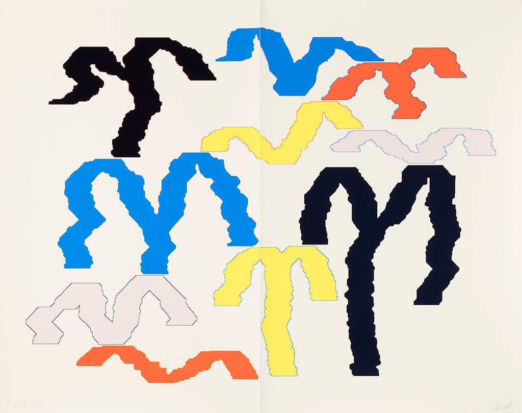 Print by Inka Bell titled "Variable XI" - 2.