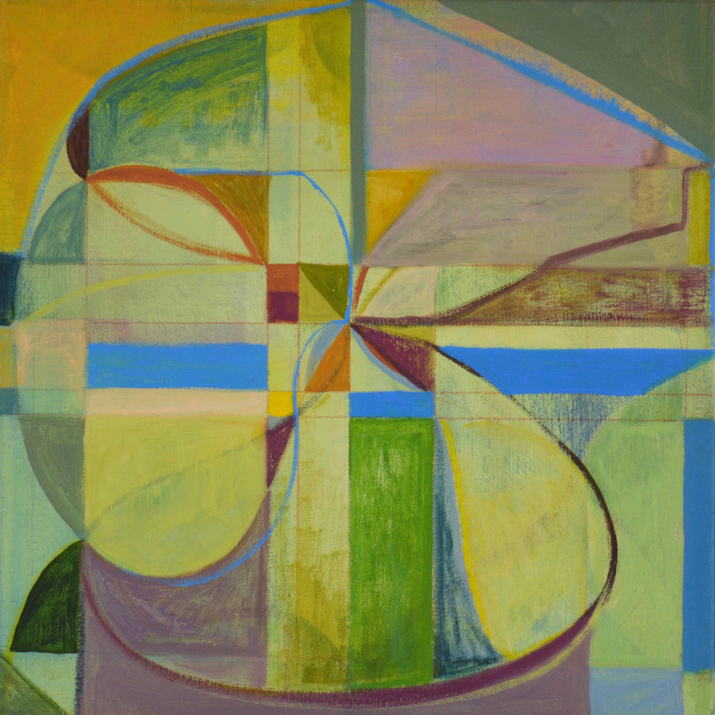 Painting by Jackie Meier titled "Garage Vestibule" - 2.