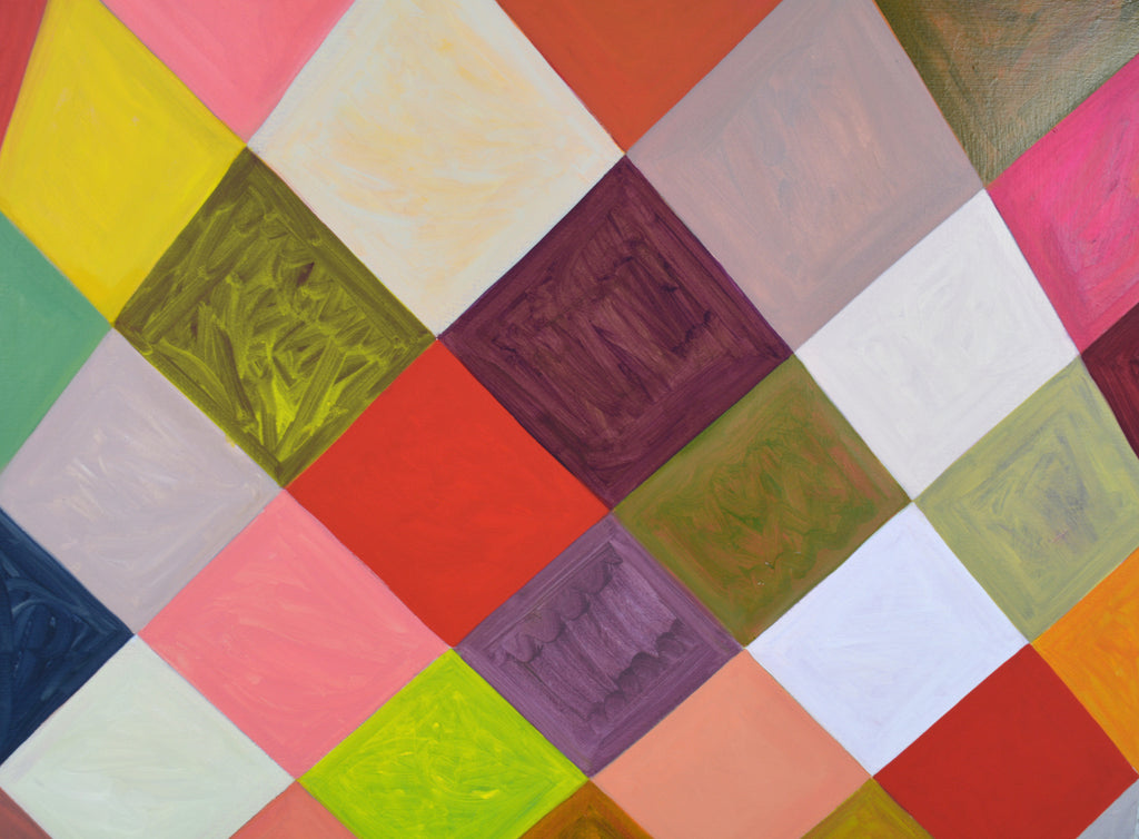 Painting by Jackie Meier titled "Time Warp" - 3.