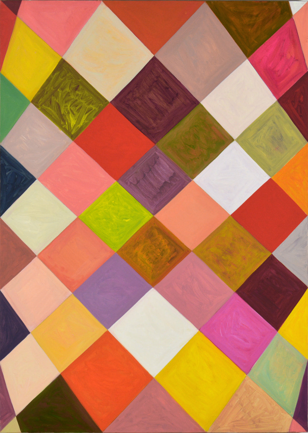 Painting by Jackie Meier titled "Time Warp" - 2.