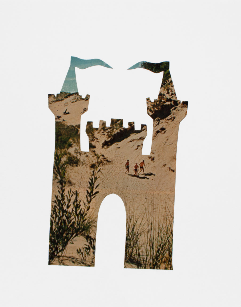 Mixed Media by Jessica Sinks titled "Sandcastle" - 2.