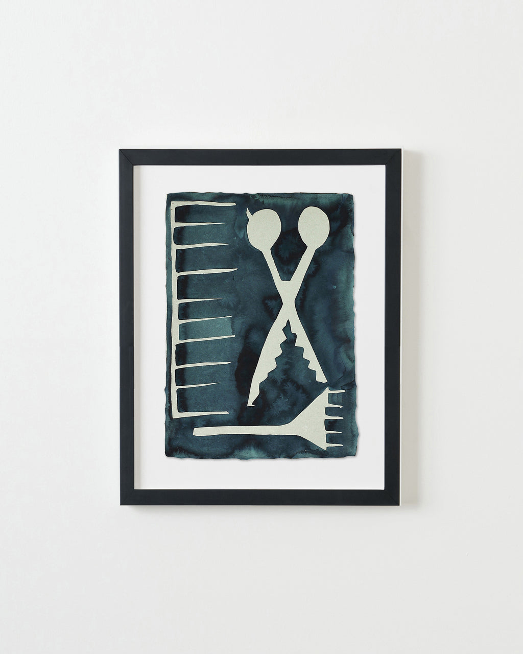 Painting by Kate Roebuck titled "Chop Chop Brush Brush" - 3.