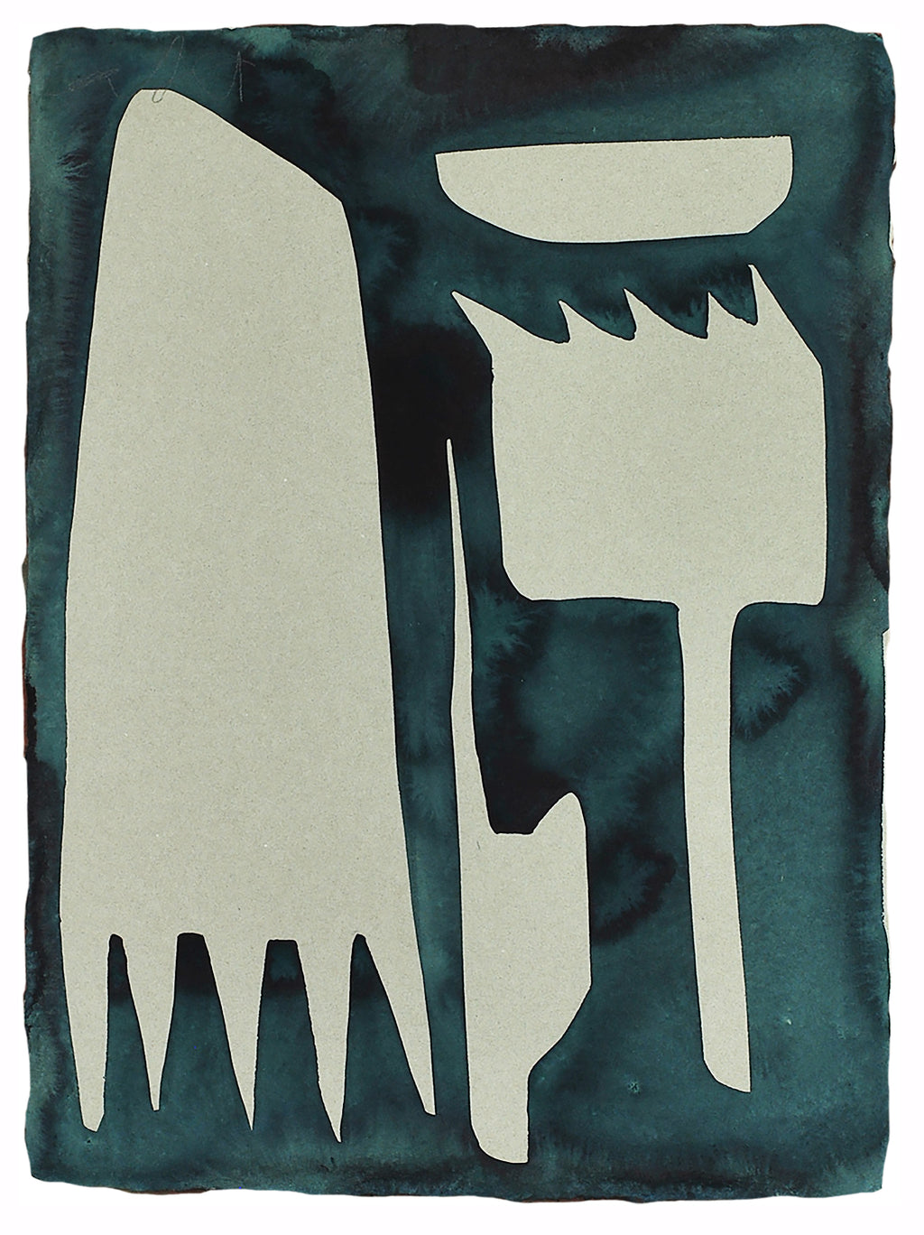 Painting by Kate Roebuck titled "Chop Chop Buzz Buzz" - 2.