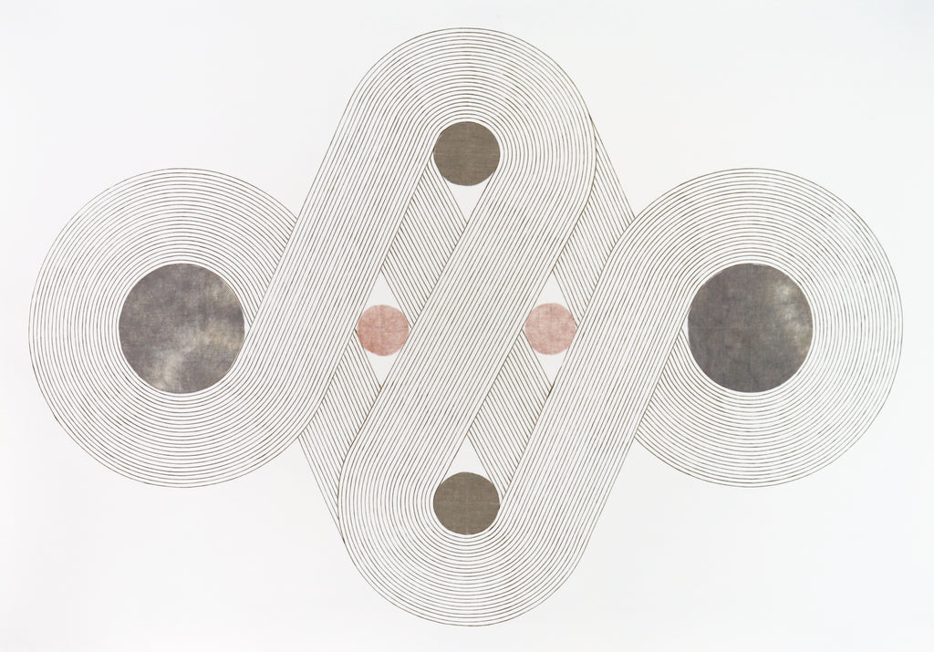 Mixed Media by Katrine Hildebrandt-Hussey titled "Hold the Sky" - 2.