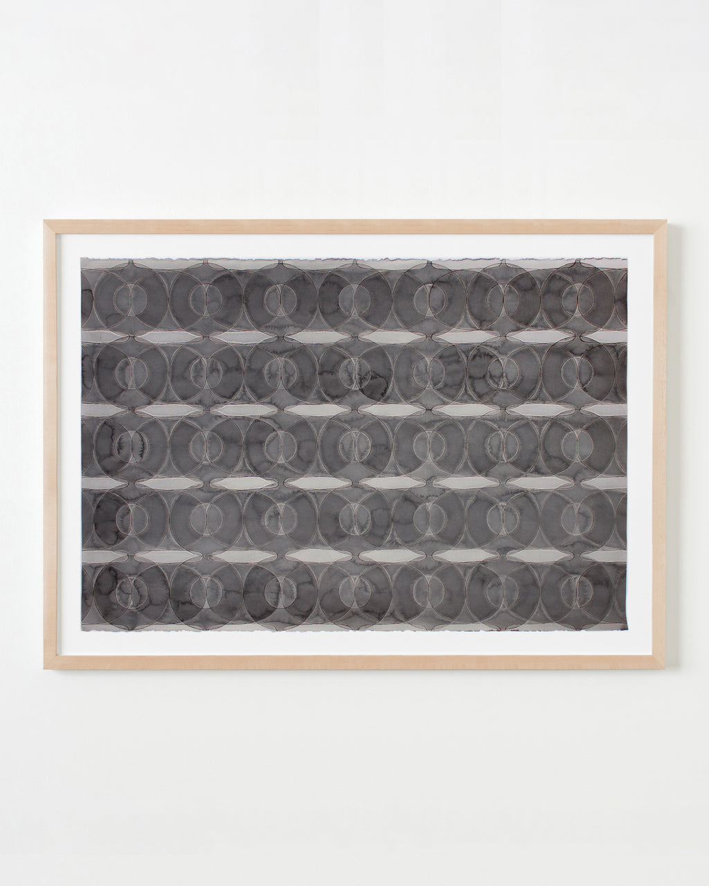 Mixed Media by Katrine Hildebrandt-Hussey titled "Optic Textile 3" - 4.