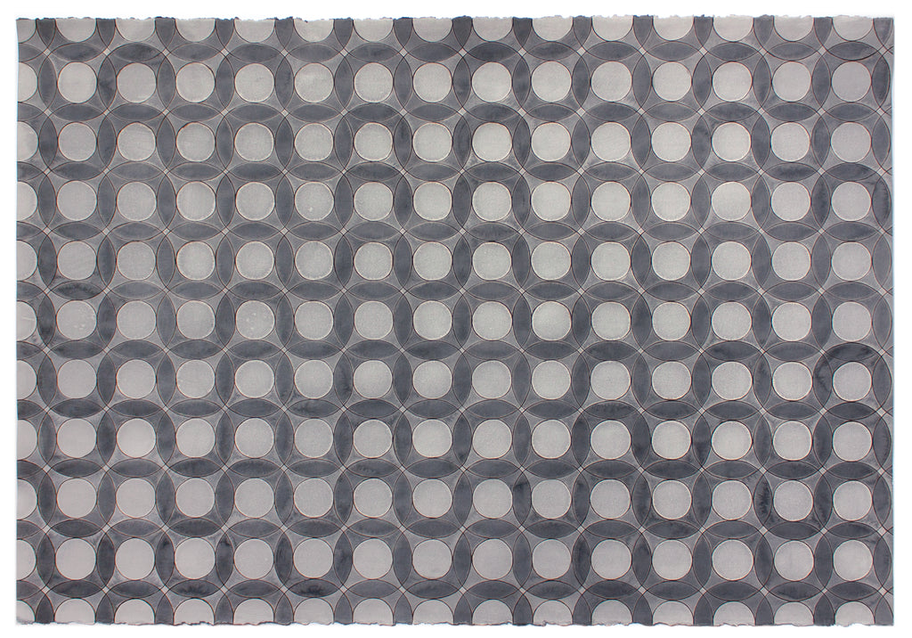 Mixed Media by Katrine Hildebrandt-Hussey titled "Optic Textile 4" - 4.