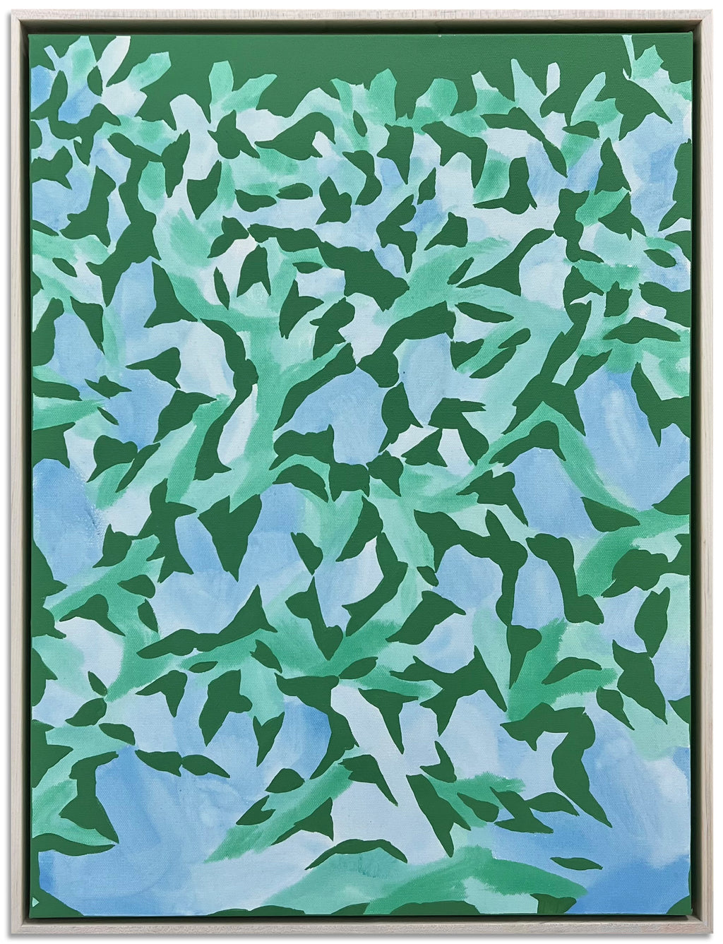 Painting by Kit Porter titled "at the edge 1" - 2.