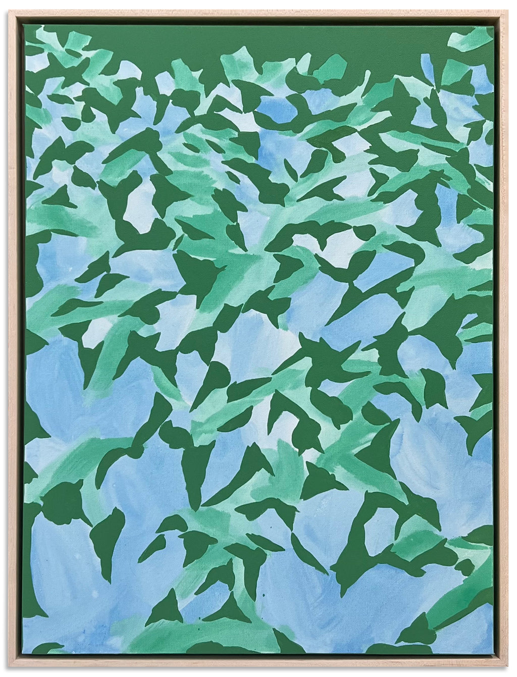 Painting by Kit Porter titled "at the edge 2" - 2.