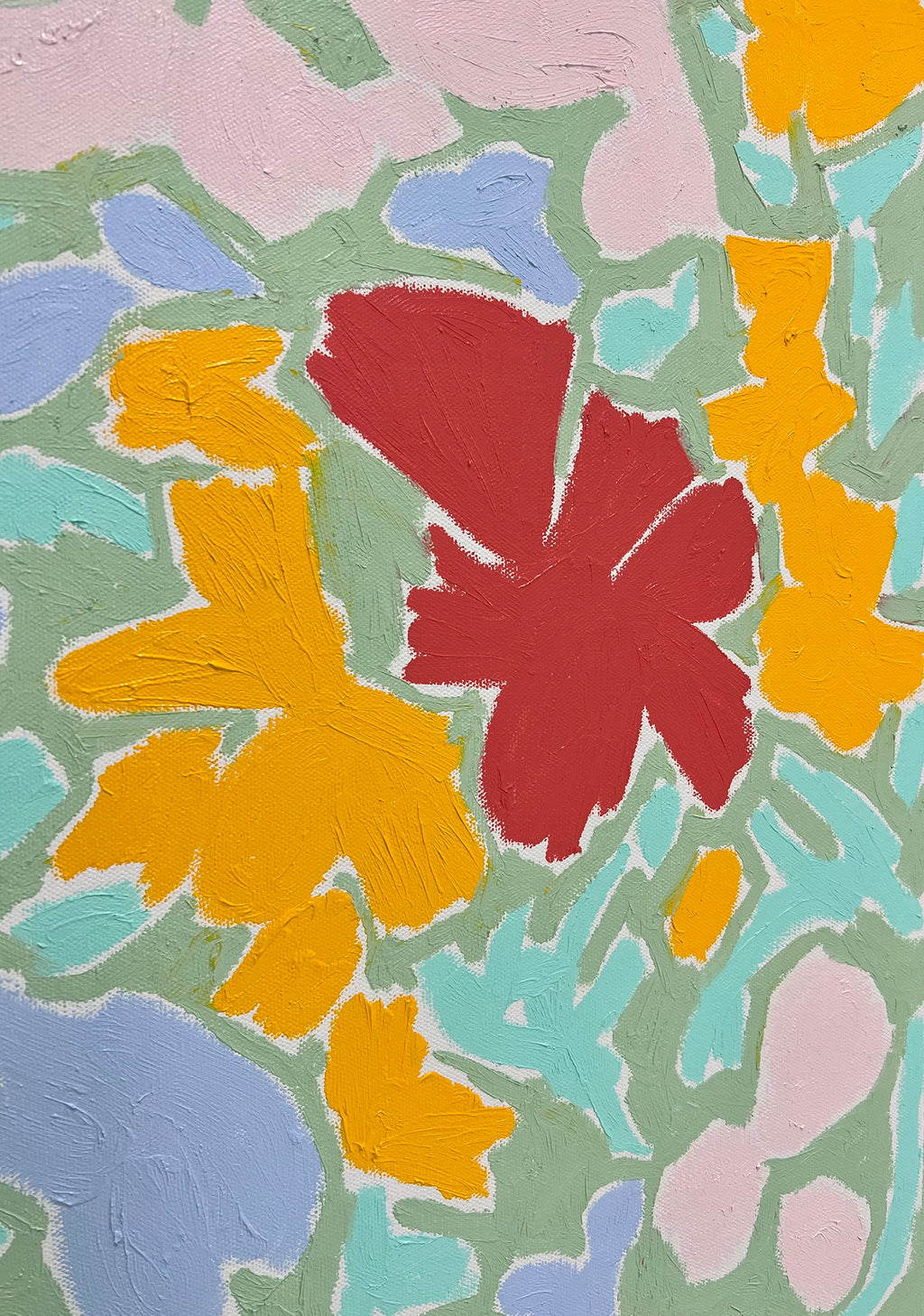 Painting by Kit Porter titled "come as melody" - 4.