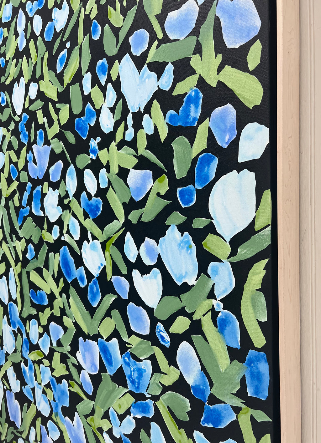 Painting by Kit Porter titled "drift while you're sleeping" - 6.