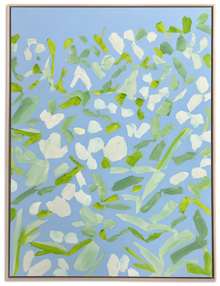 Painting by Kit Porter titled "find the passage back, ii" - 2.