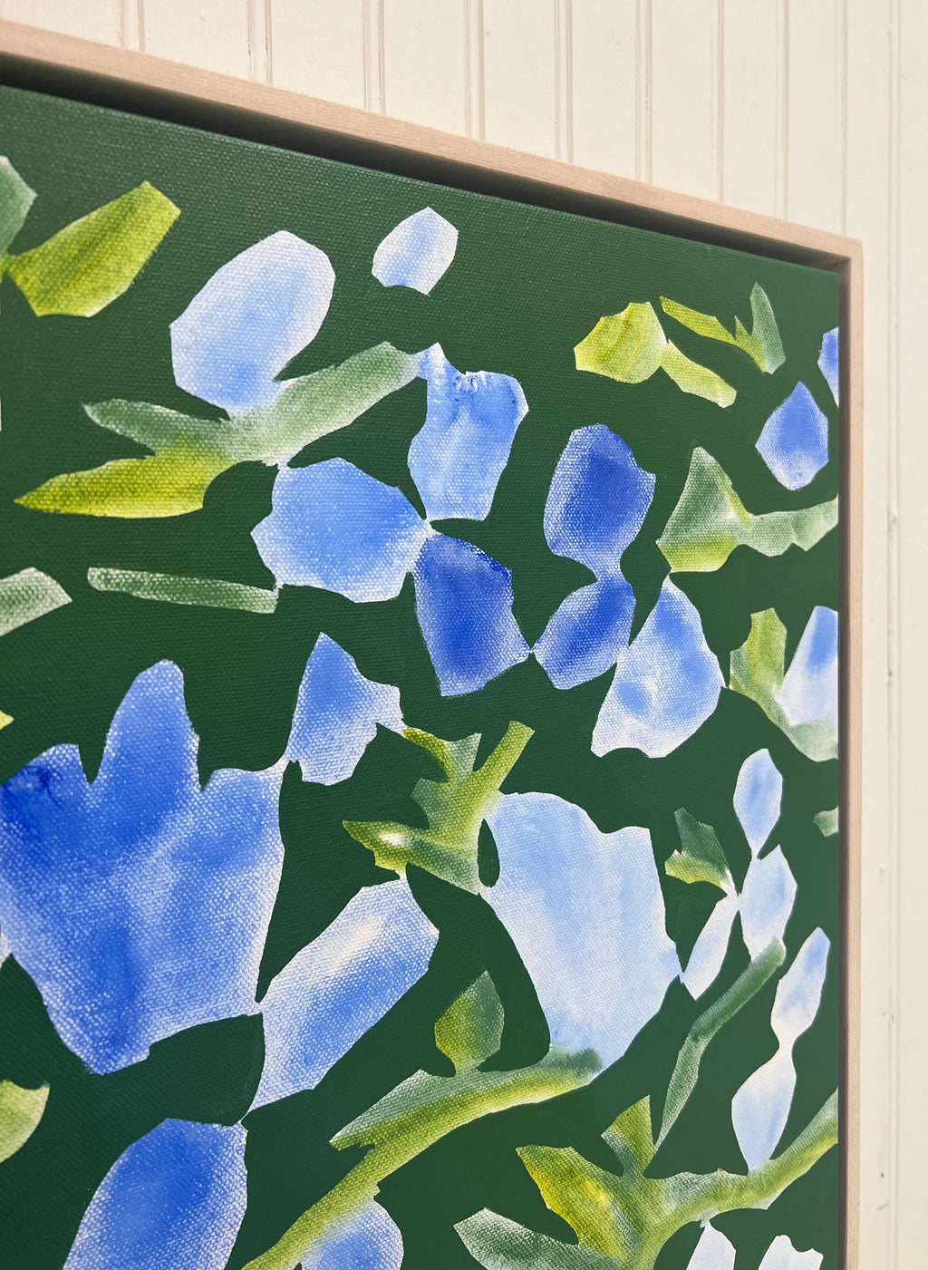 Painting by Kit Porter titled "from the mountainside" - 4.