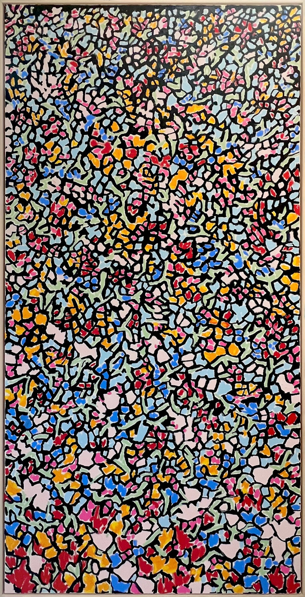 Painting by Kit Porter titled "night flow" - 2.