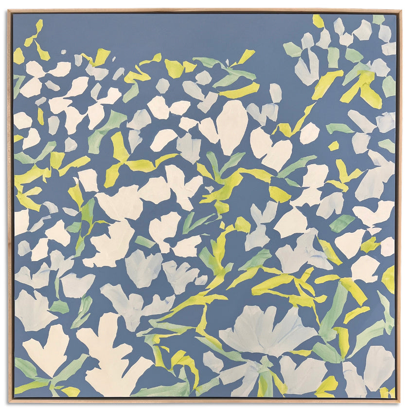 Painting by Kit Porter titled "passage, blue" - 2.
