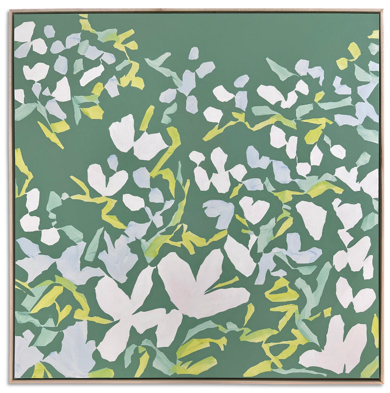 Painting by Kit Porter titled "passage, green" - 2.