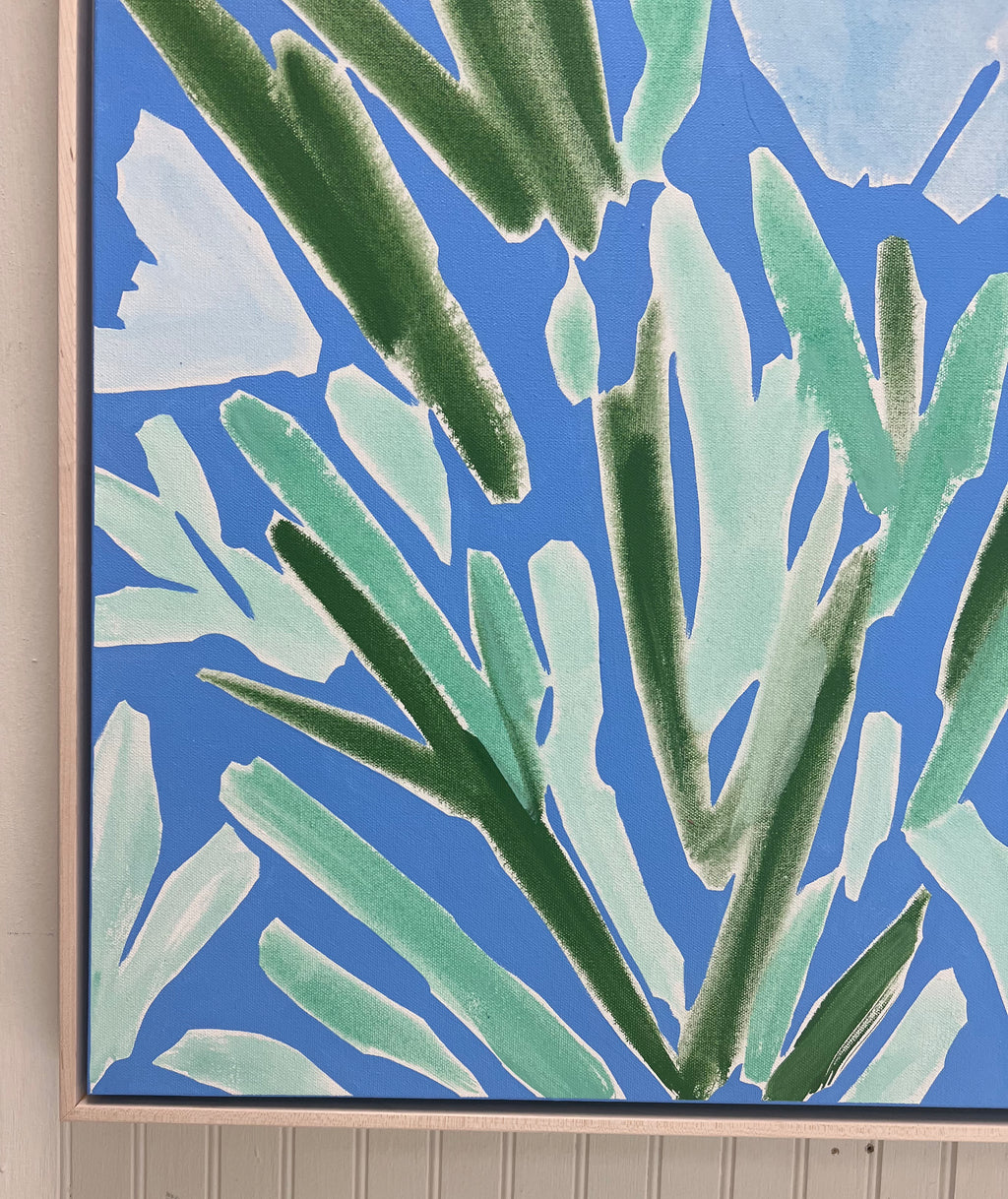 Painting by Kit Porter titled "run wild and flow" - 3.
