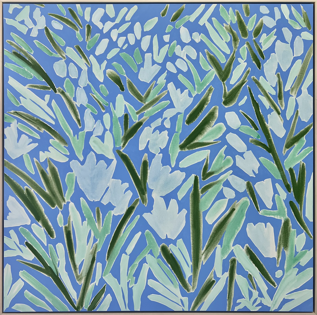 Painting by Kit Porter titled "run wild and flow" - 2.