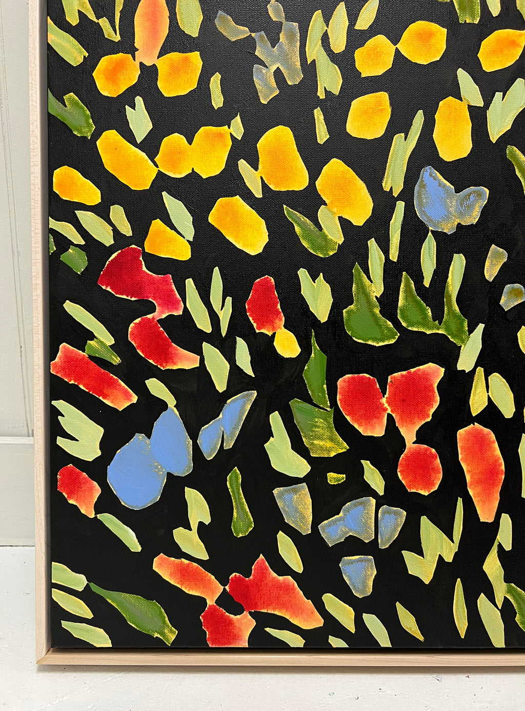 Painting by Kit Porter titled "several glimpses beneath" - 3.