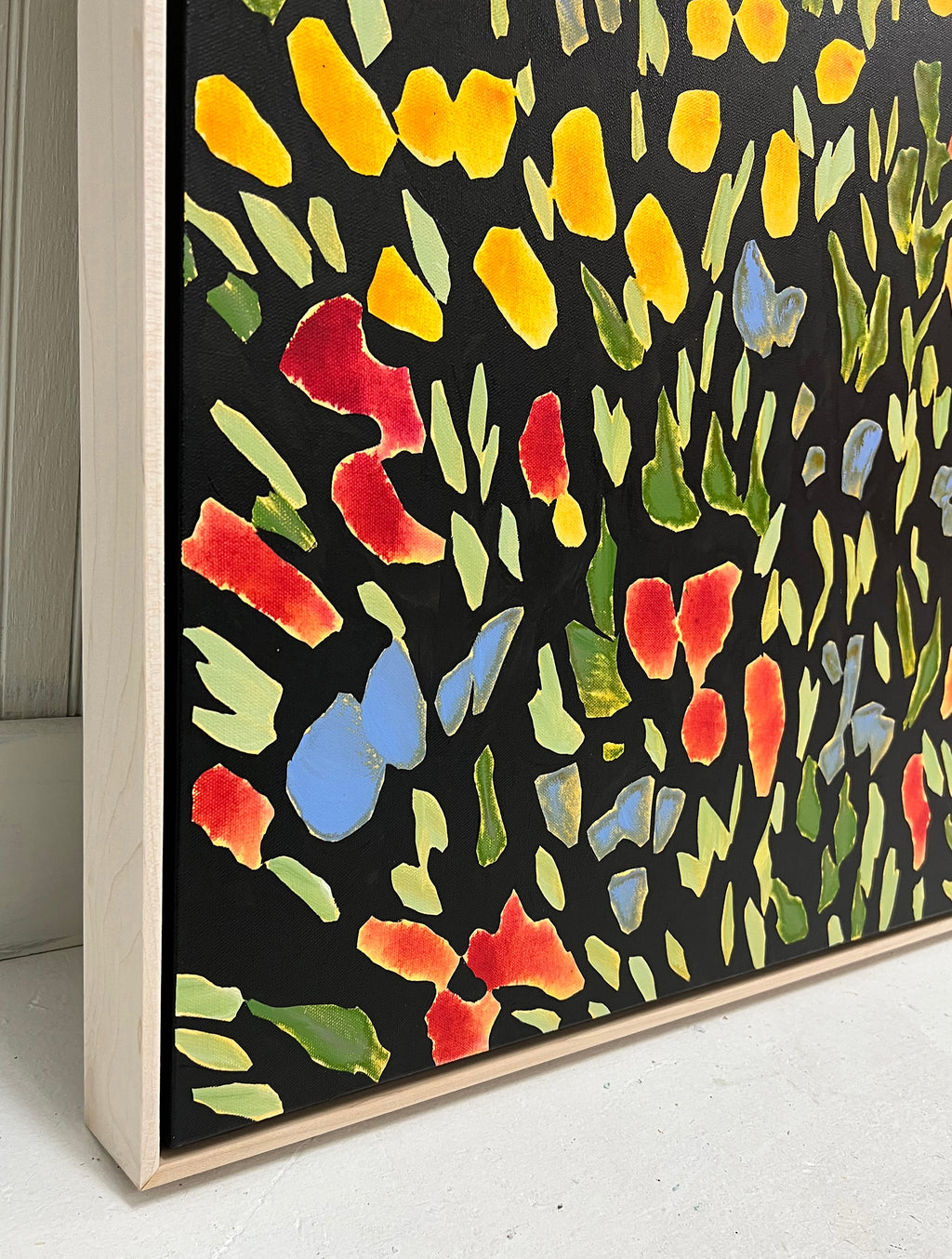 Painting by Kit Porter titled "several glimpses beneath" - 4.