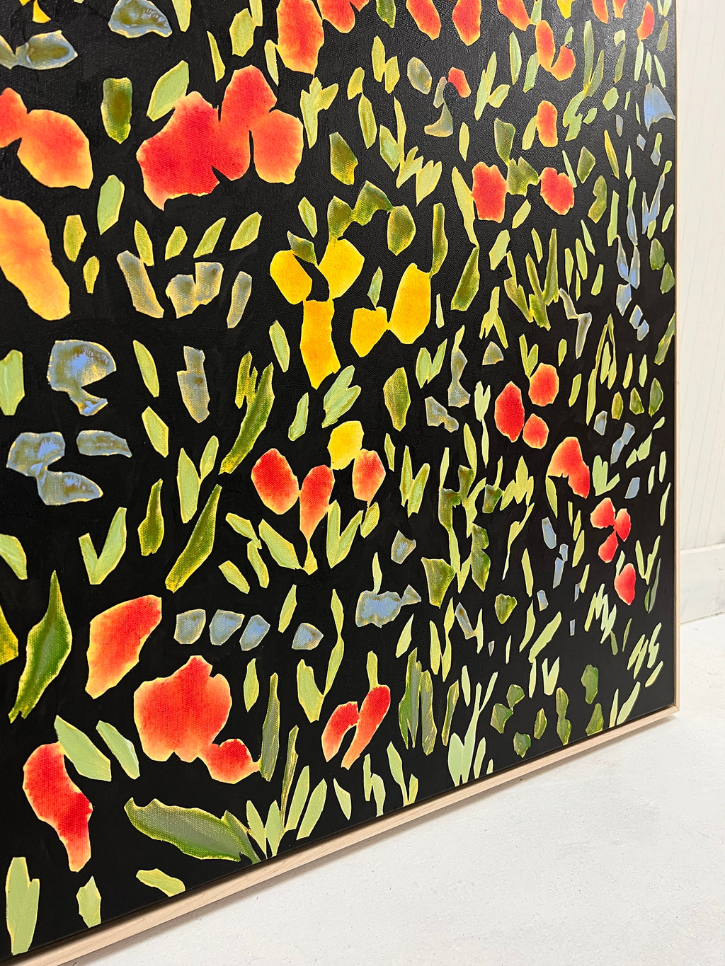 Painting by Kit Porter titled "several glimpses beneath" - 5.