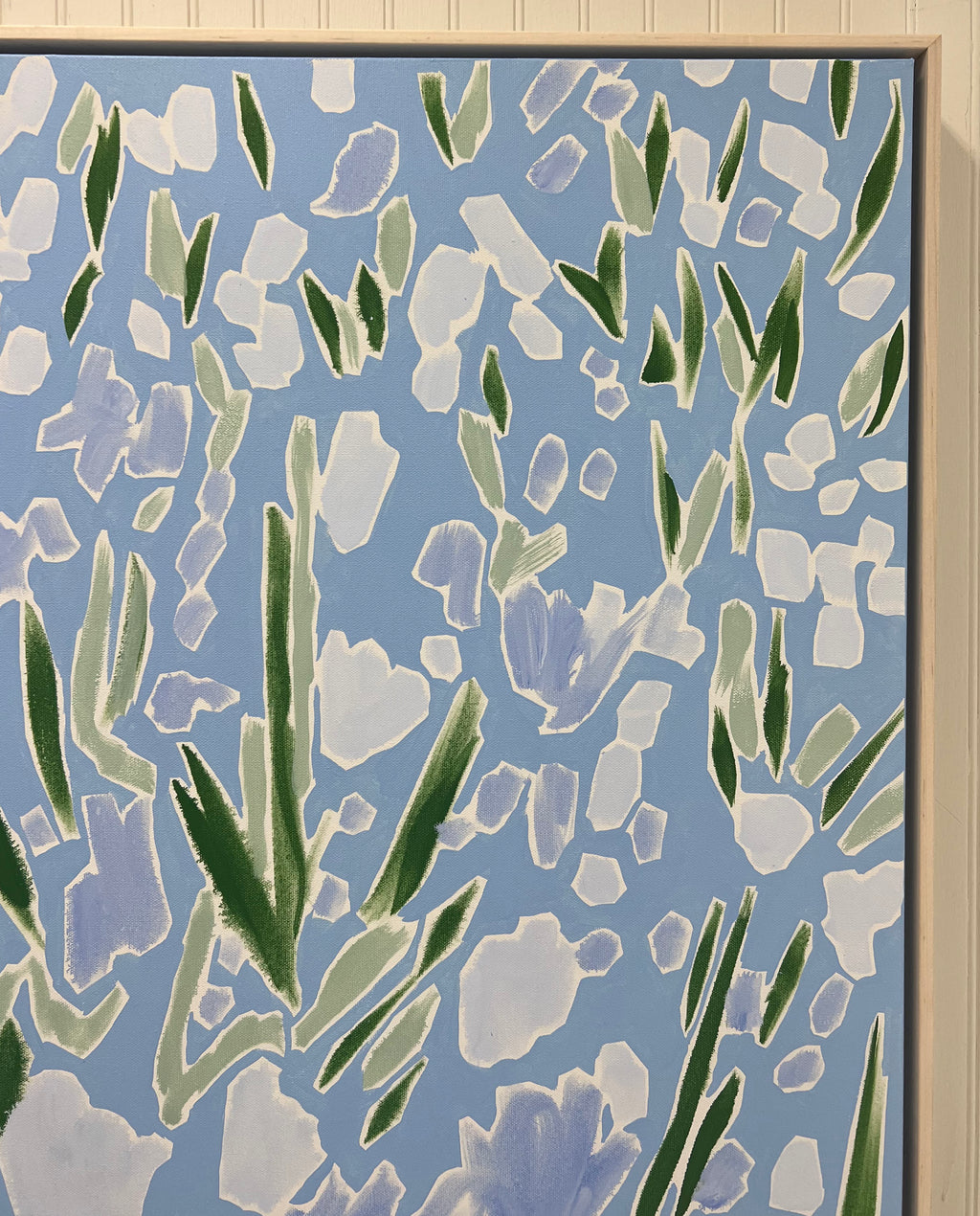 Painting by Kit Porter titled "somewhere the clouds touched" - 3.