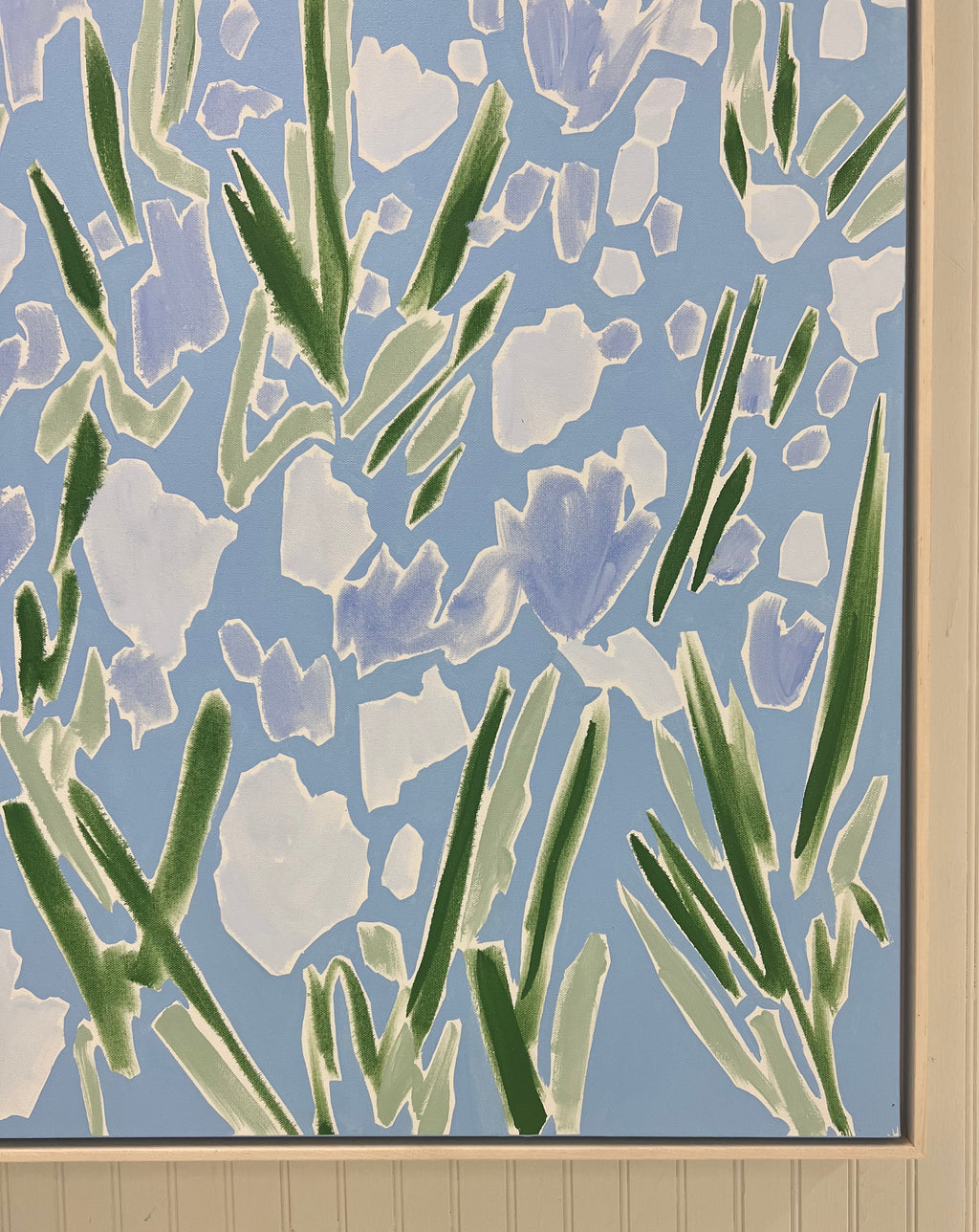 Painting by Kit Porter titled "somewhere the clouds touched" - 4.